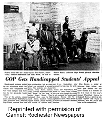 Image: GOP Gets Handicapped Students' Appeal - 1966 Newspaper clip